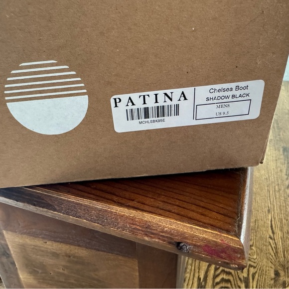 Patina Men’s Boots Size 9.5 Shadow Black - Picture 8 of 11